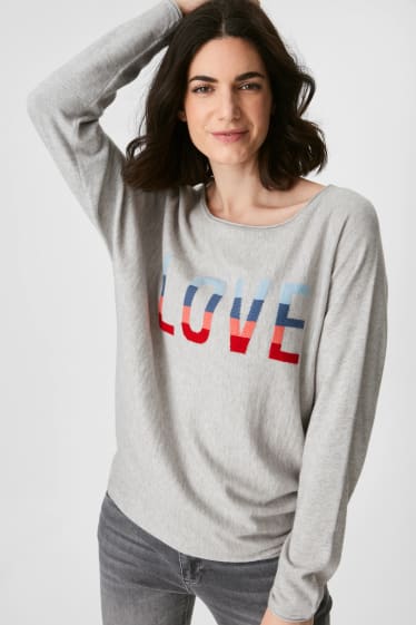 Donna - Pullover - grigio melange