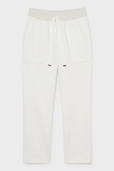 Donna - Pantaloni sportivi - bianco crema