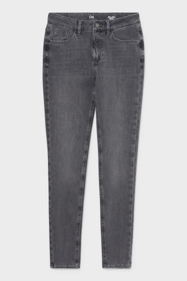 Women - Premium Skinny Jeans - 4 way stretch - denim-dark gray