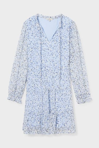 Women - CLOCKHOUSE - chiffon dress - light blue