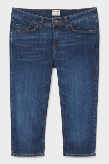 Dames - MUSTANG - Capri Jeans - Jasmin - jeansdonkerblauw
