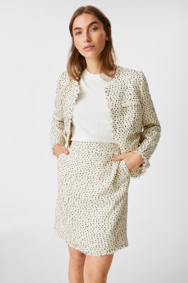 Women - Business Skirt - beige