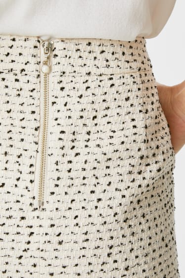 Women - Business Skirt - beige