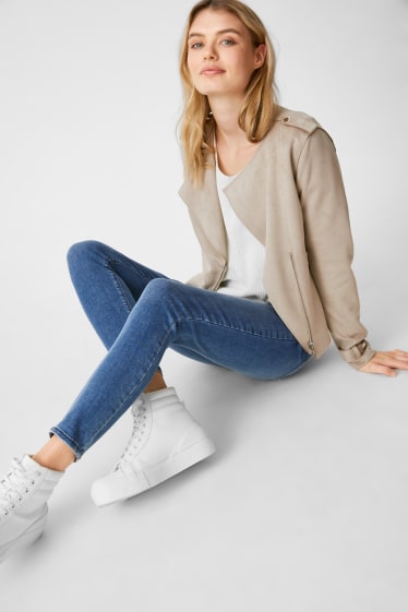 Women - Multipack of 2 - jegging jeans - push-up effect - denim-blue