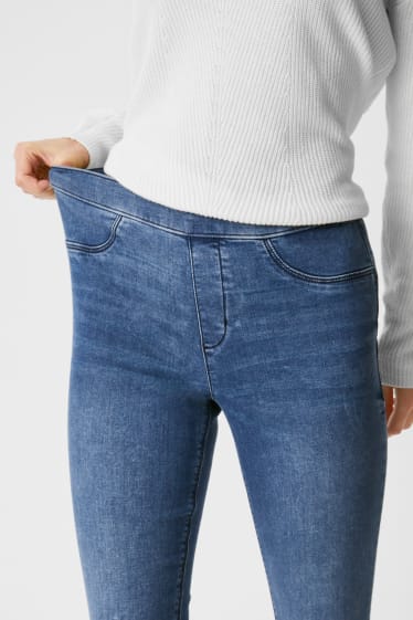 Femmes - Lot de 2 - jegging jean - effet push up - jean bleu