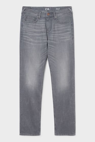 Men - Straight Jeans - denim-gray