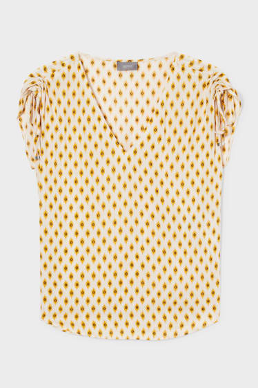 Dames - Blouse - oranje / geel
