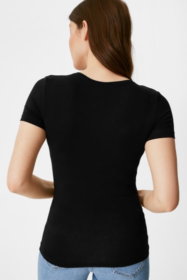 Damen - Unterhemd - schwarz