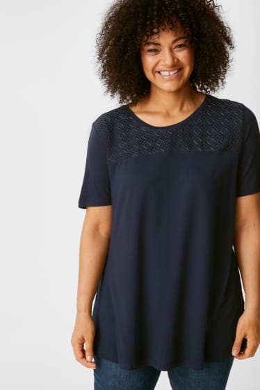 Women - T-shirt - dark blue