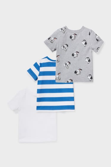 Kinder - Multipack 3er - Disney - Kurzarmshirt - weiß