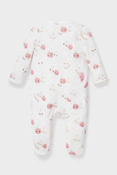 Miminka - Pyžamo pro miminka - bílá/růžová