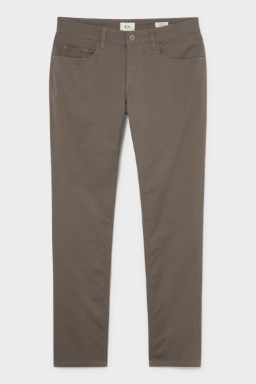 Men - Trousers - regular fit - dark green