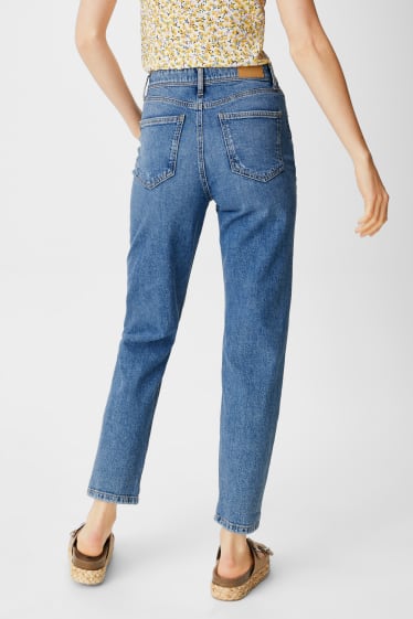 Jóvenes - CLOCKHOUSE - Mom Jeans - vaqueros - azul