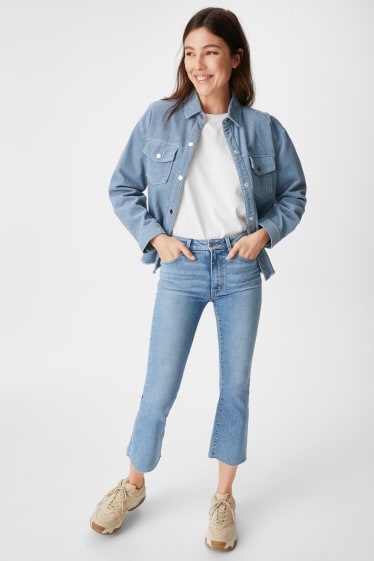 Women - CLOCKHOUSE - kick flare jeans - denim-light blue