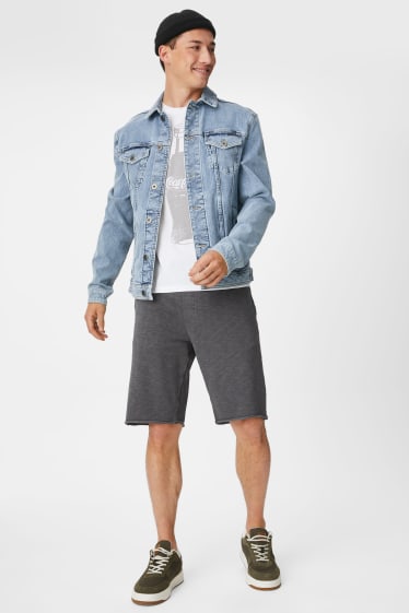 Herren - Sweatshorts - schwarz