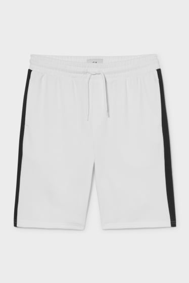 Hombre - Shorts de felpa - blanco