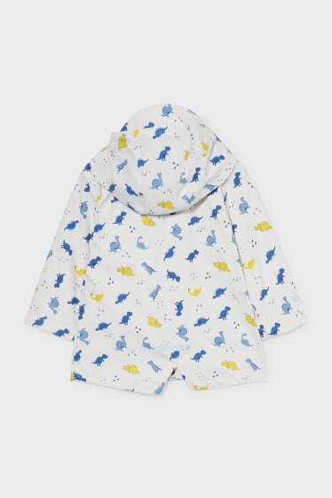 Babys - Baby-Regenjacke mit Kapuze - weiß