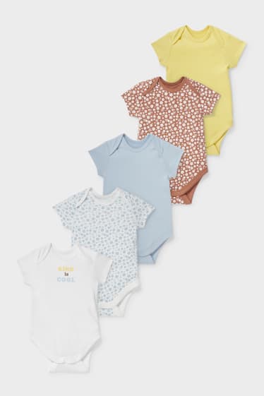 Bebés - Pack de 5 - bodies para bebé - multicolor