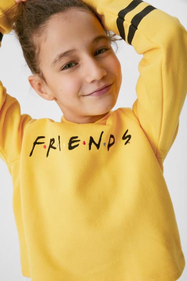 Enfants - Friends - sweat à capuche - jaune