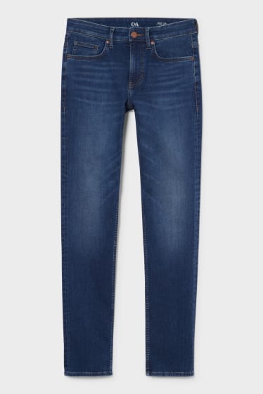 Mężczyźni - Slim Jeans - dżins-ciemnoniebieski