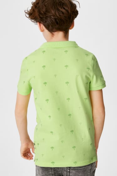 Dzieci - Koszulka polo - zielony neonowy