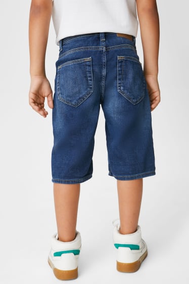 Copii - Denim bermuda shorts - denim-albastru