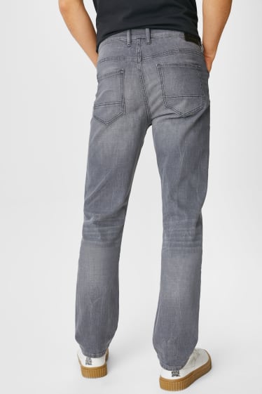 Men - Straight Jeans - denim-gray
