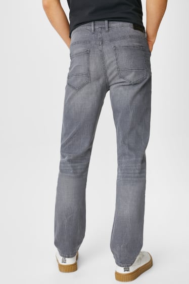 Herren - Straight Jeans - jeans-grau