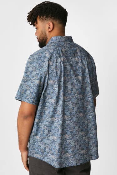 Men - Business Shirt - regular fit - Kent collar - blue