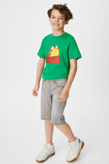 Enfants garçons - Shorts en jean - jog denim - jean gris clair