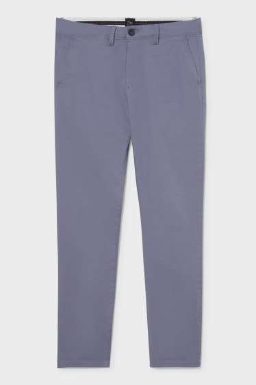 Men - Chinos - Slim Fit - Flex - light blue