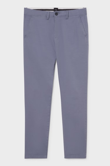 Hommes - Chino - slim fit - Flex - bleu clair