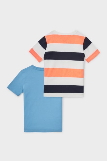 Bambini - Confezione da 2 - t-shirt - azzurro