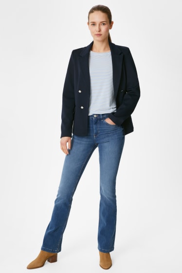 Mujer - Bootcut jeans - 4 Way Stretch - vaqueros - azul claro