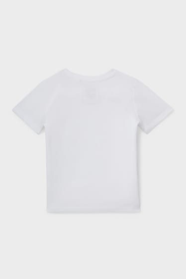 Children - Short Sleeve T-shirt - white / gray