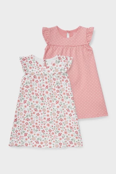 Miminka - Multipack 2 ks - šaty pro miminka - růžová