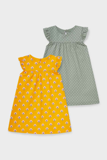 Babys - Multipack 2er - Baby-Kleid - orange