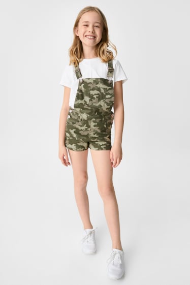 Enfants - Salopette-short - camouflage