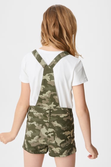 Enfants - Salopette-short - camouflage