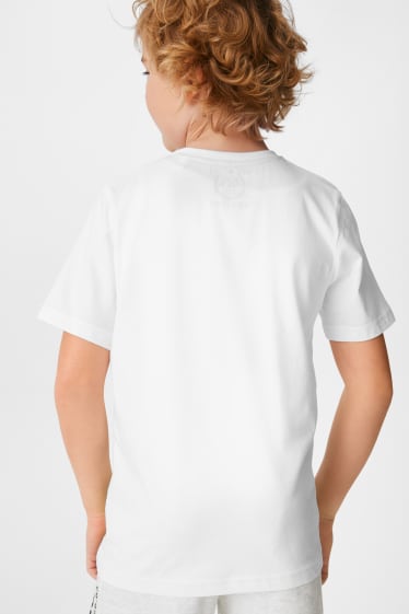 Kinder - Multipack 2er - Kurzarmshirt - weiss / grün