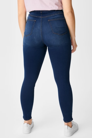 Kobiety - CLOCKHOUSE - super skinny jeans - super wysoki stan - LYCRA® - dżins-niebieski
