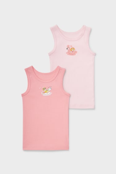 Enfants - Lot de 2 - Pat’Patrouille - maillots de corps - rose / rose pâle