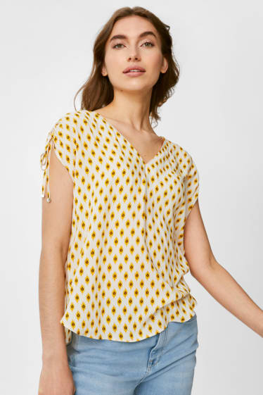 Dames - Blouse - oranje / geel