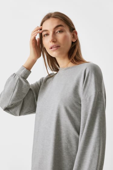 Damen - Sweatshirt - hellgrau-melange
