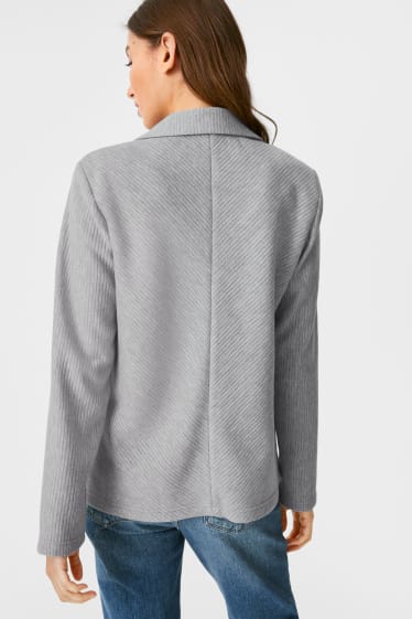 Women - Blazer - light gray-melange