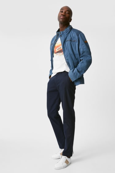 Men - Chinos - regular fit - dark blue