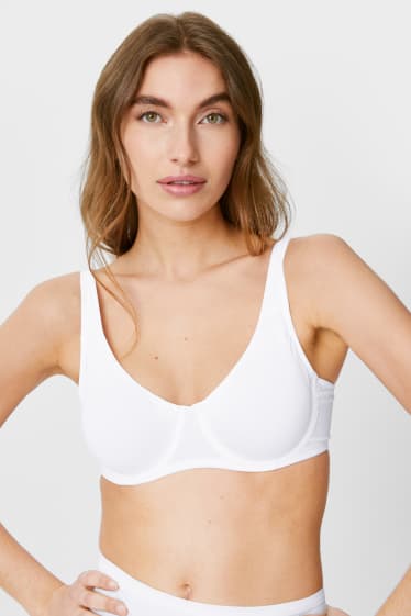 Women - Underwire bra - LYCRA® - white