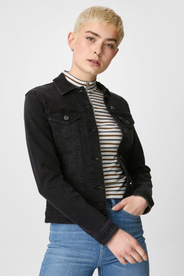 Femmes - CLOCKHOUSE - veste en jean - noir