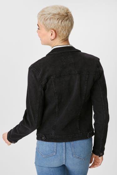 Women - CLOCKHOUSE - denim jacket - black