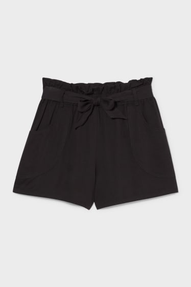 Kinder - Shorts - schwarz